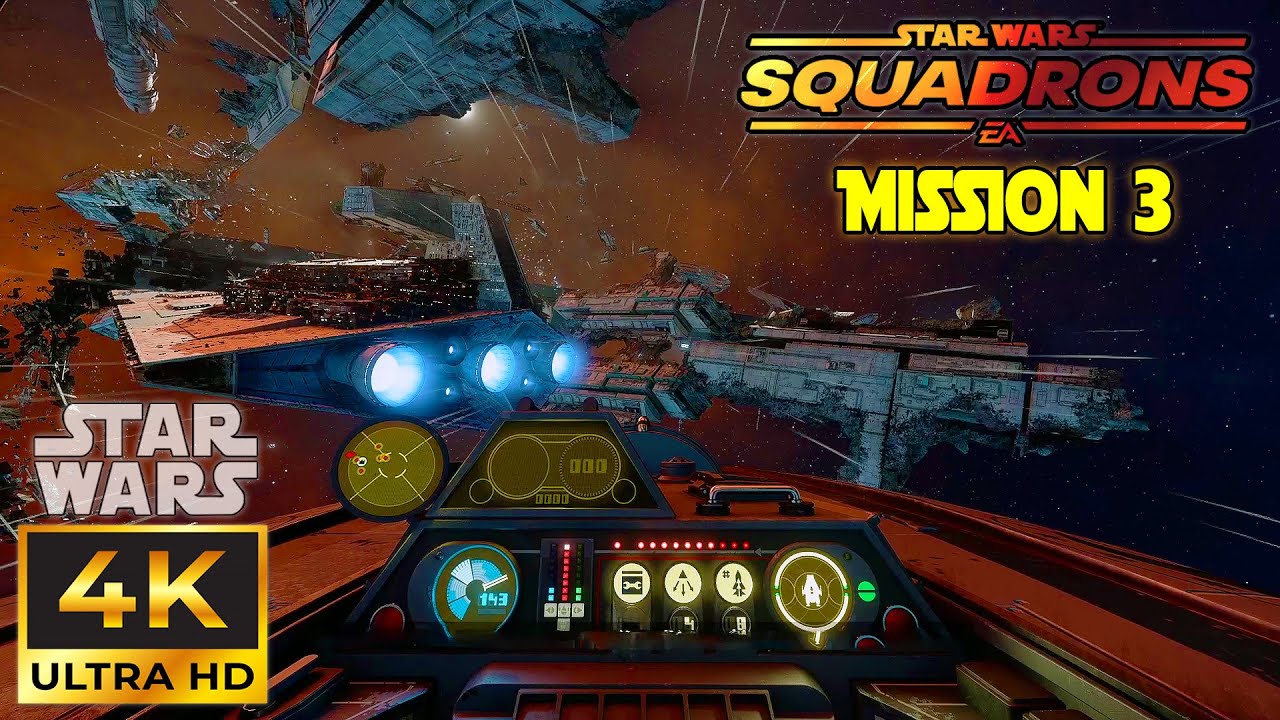 Star Wars: Squadrons™ - Breaking Through Enemy Lines - Campaign [PC 4K] - Mission 3 - New Republic
