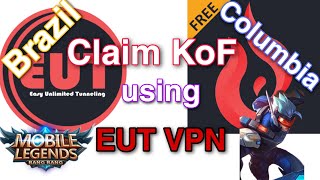 how to claim kof ticket using Vpn Brazil and Columbia server screenshot 3