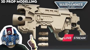 3D Prop Modelling: Warhammer Weapon Part 2