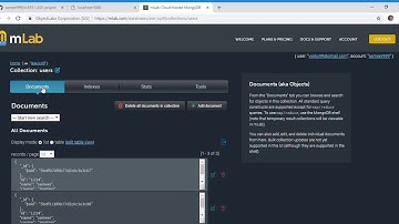 mLab-Cloud hosted MongoDB