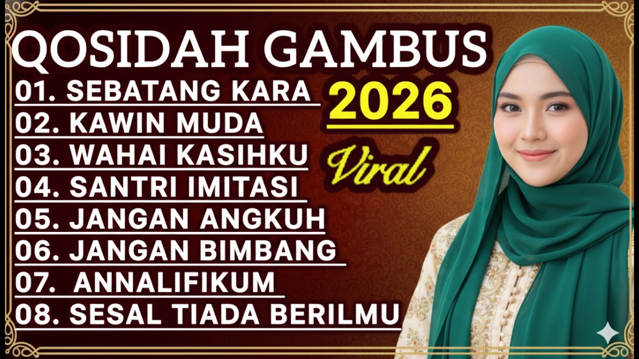 FULL ALBUM QOSIDAH SHOLAWAT 2026 : KUALITAS AUDIO JERNIH! JUDUL TERLENGKAP, PAS BANGET BUAT HAJATAN
