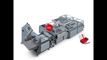 Automatic hardcover case making machine