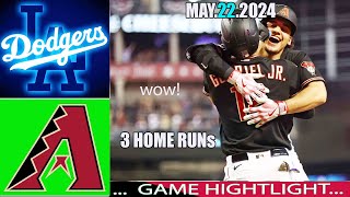 Diamondbacks Vs. Los Angeles Dodgers (05/22/24) FUll GAME Highlights | MLB Season 2024 Today