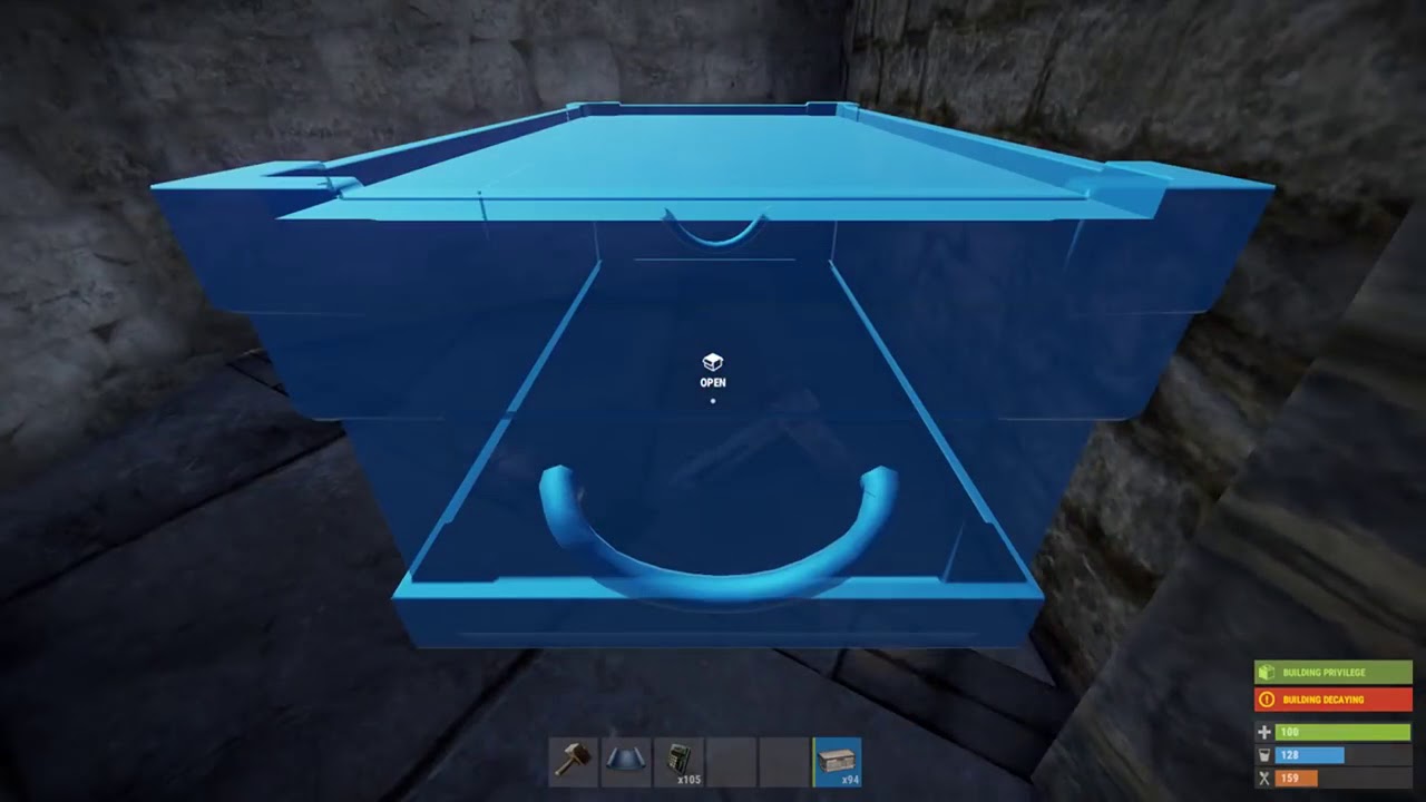 ENCLOSED COURT YARD - Ghoul Base - Expendable 4 Base - Rust Base Building