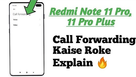 Redmi Note 11 Pro, 11 Pro Plus || How To Stop Call Forwarding || Call Forwarding Problem Fixed 💯%