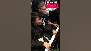 Justin-Lee Schultz and Jesus Molina Jamming at the Namm Show 2020