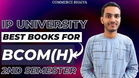 BEST BOOKS IPU BCOM(H) SEM-2 | Commerce Bhaiya