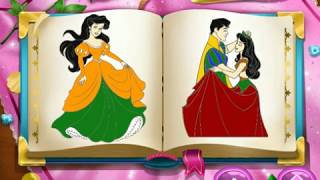 Barbie princsses Coloring game Part #! screenshot 5
