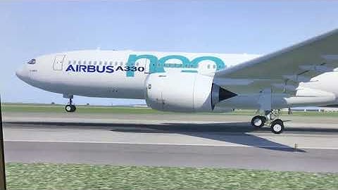 A330 butter landing? #swiss001landing