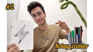 Kolay Harry Potter Şato Çizimi- Şato Çizimi Karakalem- Kale Çizimi- Kolay Çizimler