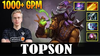 TOPSON - Alchemist MID | 1000+ GPM | Dota 2 Pro MMR Gameplay