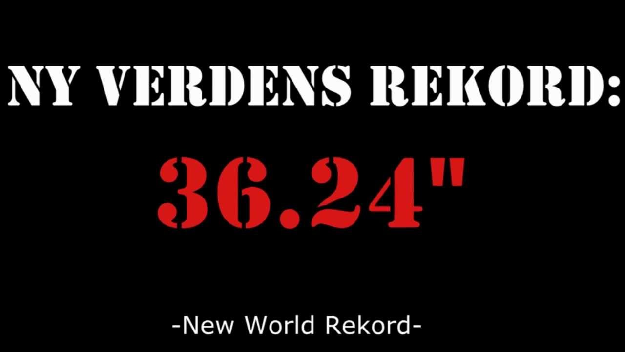 200m indoors kayak World Record by Kasper Bleibach