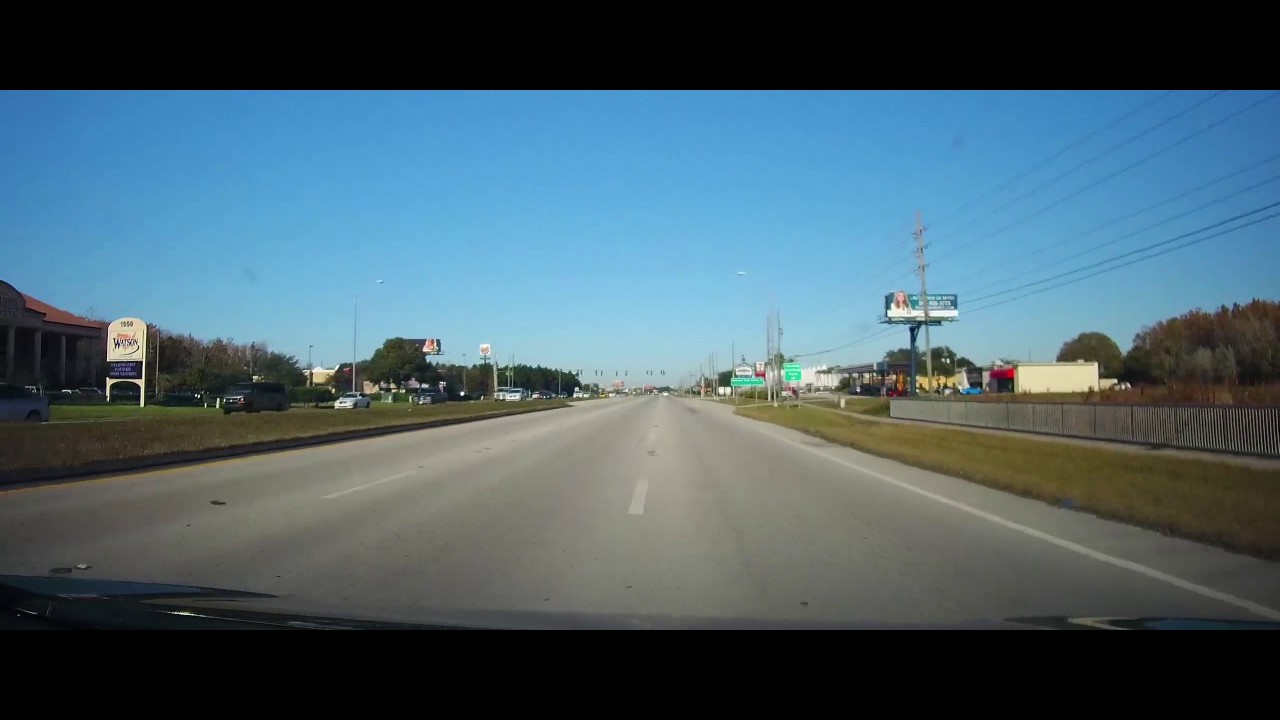 Driving on US 192 Kissimmee  FL  from McDonald s  to 