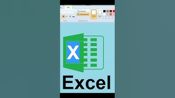 How To Draw Ms.Excel Logo in Ms.Paint😱🔥😱   #shorts #Mspaint #rohitmonitorboy