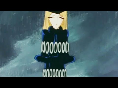 メーテルの案山子を見て驚く鉄郎【銀河鉄道999】