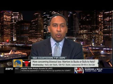 Stephen A & Jalen Rose reacts to Stephen Curry in Warriors vs Bulls - Stephen A & Jalen Rose reacts to Stephen Curry in Warriors vs Bulls