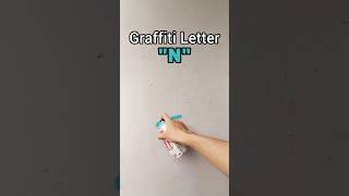 Graffiti Letter "N" #graffiti #art #alphabet #drawing #tutorial #painting #fyp
