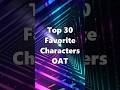Top 30 Favorite Characters OAT #top10 #shorts