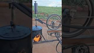 Old School Power — DIY Steam Engine #farming #tractor #agriculture #farm #shorts #with me th