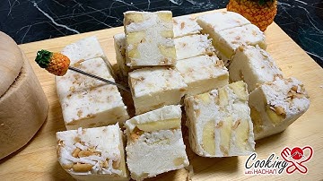 【ベトナム人気なデザート】10分で美味しいバナナとココナッツアイスの作り方| Cách làm kem chuối sữa dừa thơm ngon tại Nhật chỉ 10’