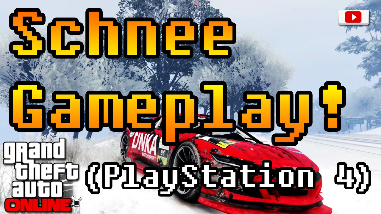 Grand Theft Auto 5 Online - Schnee Gameplay! (PlayStation 4)