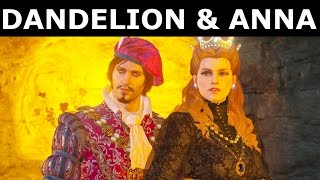 The Witcher 3 Blood and Wine - Dandelion & Anna Henrietta Visited Syanna's Grave