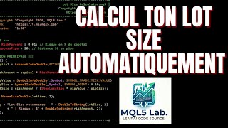 [CODE] Script de calcul automatique du lot size | Dispo sur Telegram