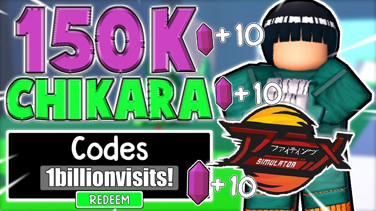 new-150-000-chikara-shards-code-anime-fighting-simulator-youtube