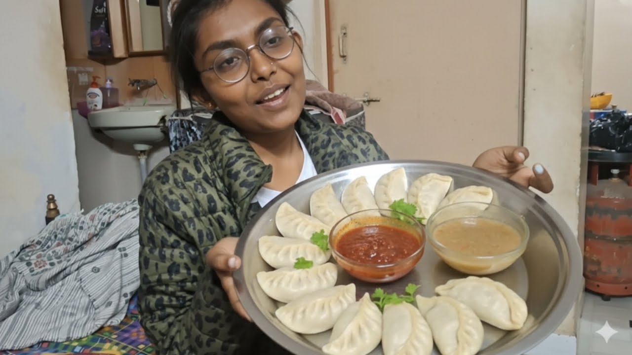 Aj mene banaae momos😍|