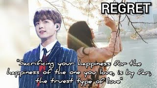 one-shot Jeon Jungkook •Regret• ~part1/2 collab with Angel K2