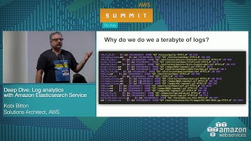 AWS Summit Tel Aviv 2017: Deep Dive: Log Analytics with Amazon Elasticsearch Service