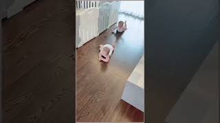 Different kids funny crawling style