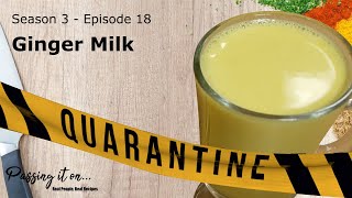 Ginger Milk Recipe