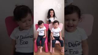 Çok eğlendiler 😅 İkiz bebekler / ikizler /twinsbaby /twins