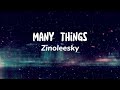 Zinoleesky - Many Things (Lyrics video)