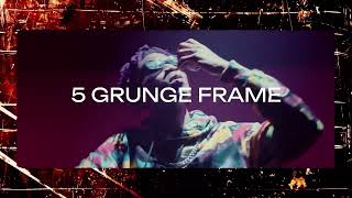 Grunge Frame: (Drag &amp; Drop) Motion graphics