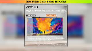 Unboxing Nohole Wallmounted Projection Screen Metal Projection Screen Home Projection Screen 84