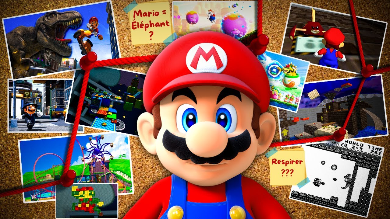 Les NIVEAUX les plus BIZARRES des jeux Mario
