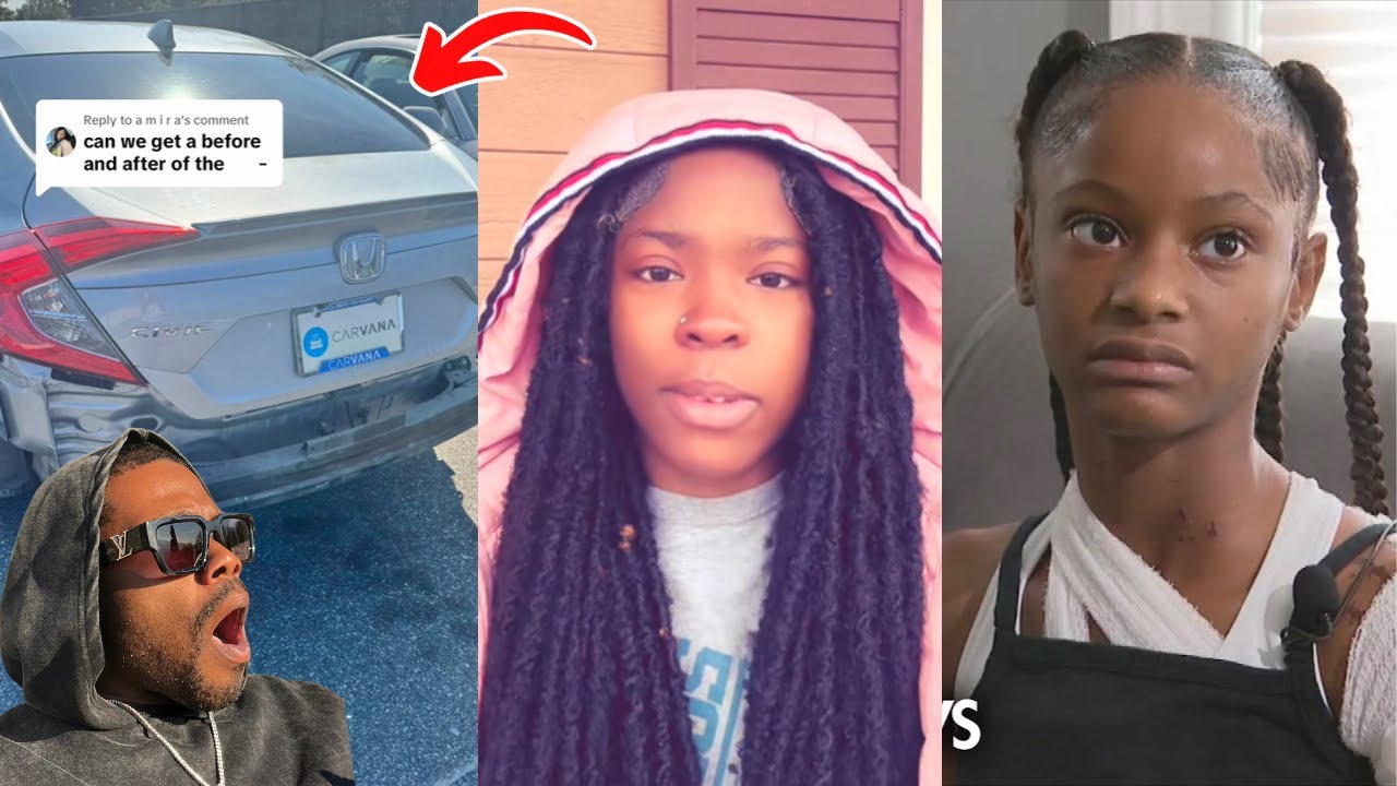 Her 11 Year Old Niece Stole & Totaled Her Brand New Car - YouTube