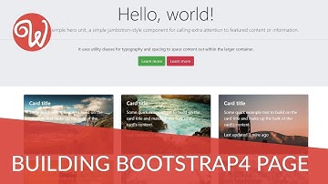 Your First Bootstrap 4 Page in Wappler