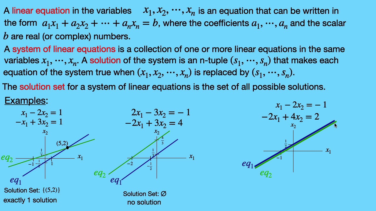 programming assignment system of linear equations coursera