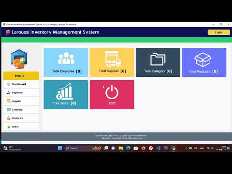 Inventory Management System Using Pyqt5 with MySQL [Source Code Available ]