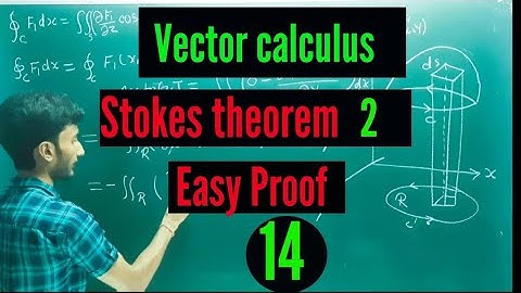 14 Stokes Theorem  bsc physics|| statement and proof || vector calculus  #stokes theorem #bscphysics