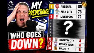 I Predicted The 2026/27 Premier League Table... (Who Gets Relegated?)