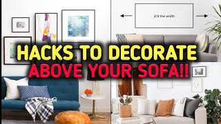 25 Ideas For Wall Decor Above The Couch