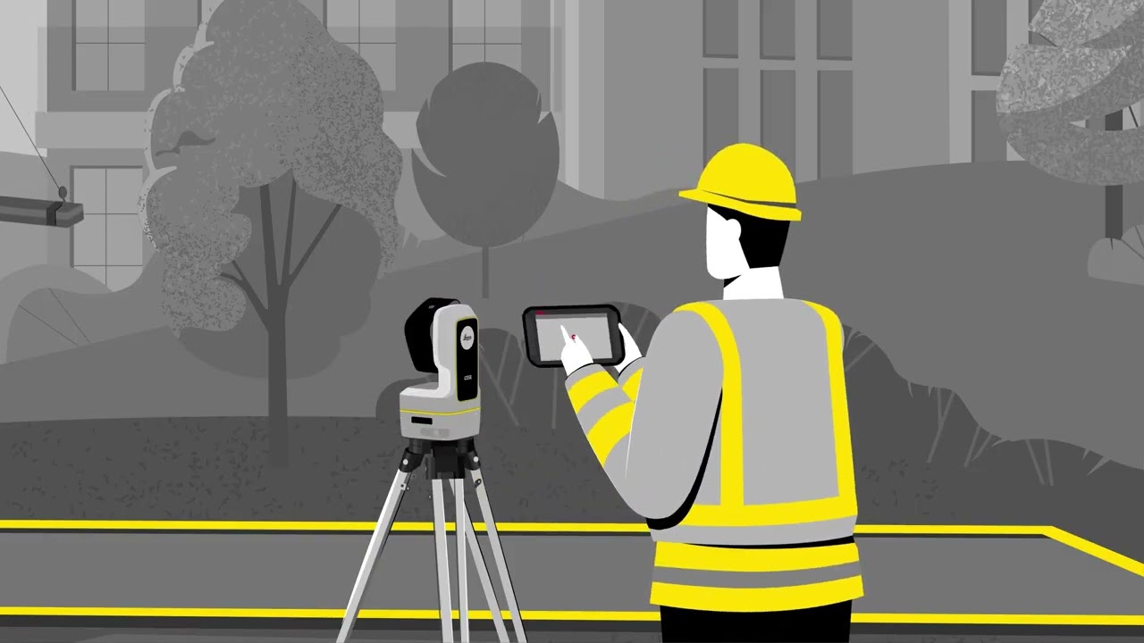 iCON ICS50 tyczenie na placu budowy MAKROGEO