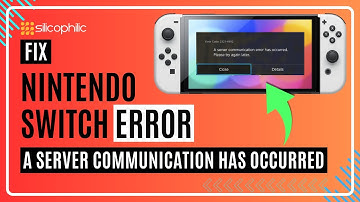 How To Fix Nintendo Switch "A Server Communication Has Occurred" Error (Fast & Easy!)