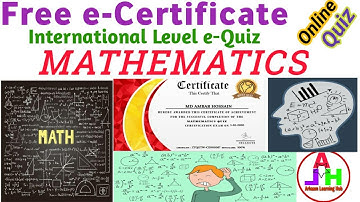 Mathematics Quiz | Mathematics Test Quiz | Math Quiz