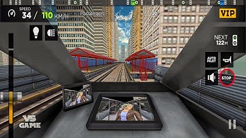 Tesla Cyber Train Driving in Canada | Subway Simulator 3D NEW UPDATE Android Gameplay