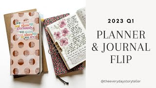 2023 Q1 Planner and Journal Flip Thru | Hobonichi Weeks, Aura Estelle, Hobonichi A6